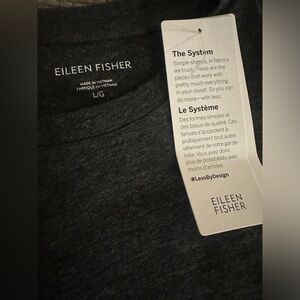 Eileen Fisher Elbow Top cotton